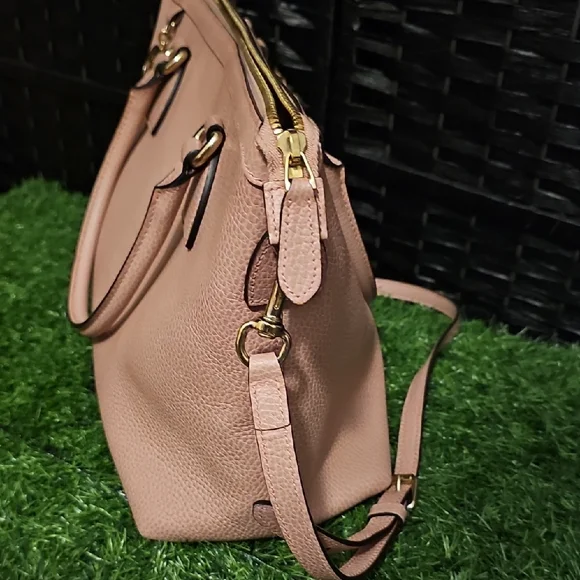 Gucci AUTHENTIC 2 WAY CALF SKIN LEATHER LARGE TOTE - Picture 10 of 13